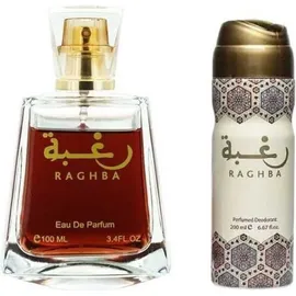 Lattafa Raghba Eau de Parfum 100 ml + Deo Spray 50 ml Geschenkset
