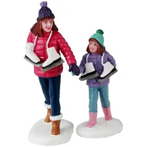 Lemax Skating Sisters Set/2 Weihnachtsdorf Weihnachtsfiguren