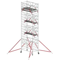 Altrex RS Tower 52-S Aluminium mit Safe-Quick und Holz-Plattform 9,20m AH 1,35x2,45m