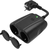 Lupus 2 Kanal Outdoorsteckdose 12136