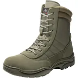NORTIV 8 Herren Militärische Taktische Arbeitsstiefel Security Einsatzstiefel Boot Zipper Militär Kampfstiefel Springerstiefel,Size 44,Army Green,TROOPER - 44 EU