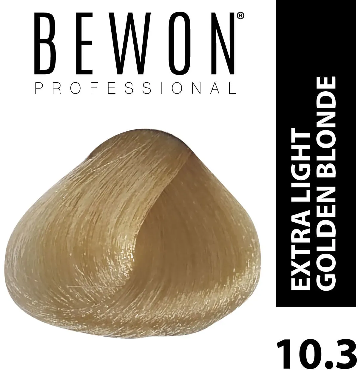 Permanent Hair Color Cream - 10.3 extra light golden blonde