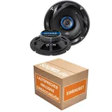 JUST SOUND best choice for caraudio Lautsprecher Boxen Autotek ATX-62 | 2-Wege 16,5cm Koax Lautsprecher 16,5cm Auto Einbauzubehör - Einbauset passend für Alfa Romeo 156 - justSOUND