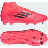 Adidas F50 League Mid-Cut FG/MG Turbo / Aurora Black / Platinum Metallic 40 2/3