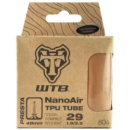 WTB Nano Air Tpu Presta 48 mm Fahrradschlauch - Brown Tan - 29 x 1.90/2.50 mit 48mm Ventil,