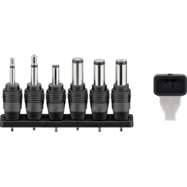 goobay 3 V - 12 V Universal-Netzteil inklusive 6 DC-Adapter - max. 18 W und 1,5 A