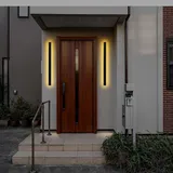 V-Tac LED-Wandleuchten - LED-Wandleuchten - Modern - Wandleuchten - IP65 - Schwarzes Gehäuse - 10 Watt - 1250 Lumen - 3000K - Schwarz