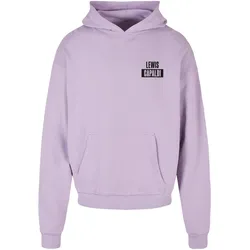 Kapuzensweatshirt MERCHCODE "Merchcode Herren Lewis Capaldi - PP Logo Ultra Heavy Hoody", Herren, Gr. 4XL, lila, 100% Baumwolle, bedruckt, Langarm, Sweatshirts