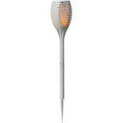 LED Solar Garten Fackel Flamme Feuereffekt H: 79cm Wegleuchte Solarleuchte 1Stk.