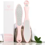 DYNESSE Hornhautentferner Hornhautfeile Fußfeile Hornhautraspel. 3-in-1 mit integrierter Mini-Feile. Keine Schnittgefahr. Professionell. Edelstahl mit Laser-Cut-Technologie. Premium Hornhauthobel