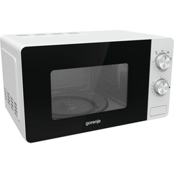 Gorenje MO20E1W Über den Bereich Solo-Mikrowelle Edelstahl, Mikrowelle, Grau, Weiss