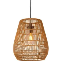 LUCIDE Outdoor Pendelleuchte NERIDA, Ø 35cm, E27, IP44, natur