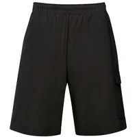 TRIGEMA Jerseyhose TRIGEMA "TRIGEMA Cargo-Bermuda aus 100% Baumwolle", Damen, Gr. M, US-Größen, schwarz, 100% Baumwolle, Hosen Jerseyhose