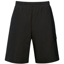 TRIGEMA Jerseyhose TRIGEMA "TRIGEMA Cargo-Bermuda aus 100% Baumwolle", Damen, Gr. M, US-Größen, schwarz, 100% Baumwolle, Hosen Jerseyhose