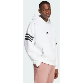 adidas Future Icons Hoodie 3-Streifen Weiß XS