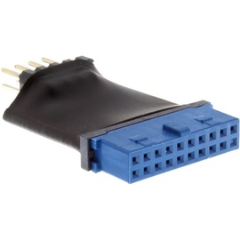 InLine USB 3.0 Adapter, USB 3.0 19-Pin auf USB 2.0 Pfostenstecker intern (33449L)