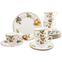 CreaTable Flora Orchard Kaffeeservice 18-tlg. bunt/weiß