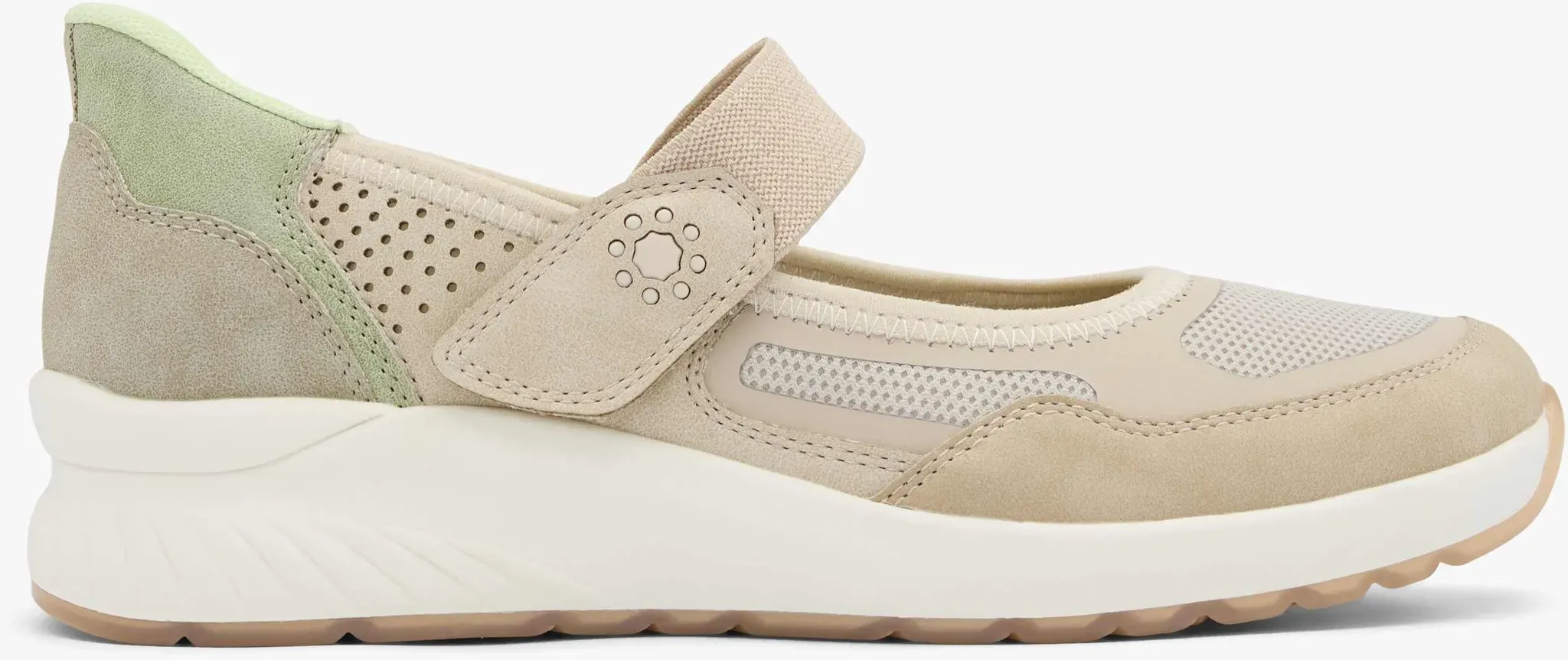 Relife Riemchen Ballerina Beige, Damen, Größe: 36, Material: Synthetik/Textil - Relife Riemchen Ballerina Beige, Damen, Größe: 36, Material: Synthetik/Textil - woman - Beige