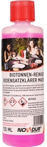 Biotonnenreiniger Bodensatzklärer Madenfrei (Komponente B), Ideal zur Verwendung in alle Arten von Mülltonnen, 125 ml - Flasche