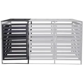 MCW Mülltonnenbox Erweiterung H62 114 x 67 x 97 cm grau