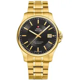 Swiss Military Herrenuhr Quarzuhren SM30200.08 - Goldfarben/Schwarz