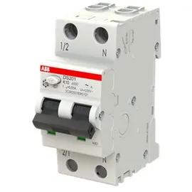 ABB Stotz S&J FI/LS-Schalter DS201A-K10/0,01