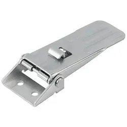 SPANNVERSCHLUSS MIT SPANNHAKEN EINSTELLBAR, ANSCHRAUBBOHRUNG SICHTBAR, FORM:B MIT SICHERUNG, STAHL VERZINKT