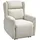 Homcom Relaxsessel Fernsehsessel mit Liegefunktion Polyester 80 x 101 x 94 cm Beige