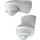 Grothe 94532 Aufputz PIR-Bewegungsmelder 360 Relais Weiß IP55