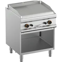 Orange. orange Gas-Grillplatte, 1/2 glatt + 1/2 gerillt, mit