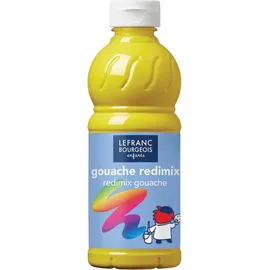 Lefranc Bourgeois Gouache Liquide Redimix Temperafarbe gelb 500,0 ml