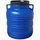 plasteo 30 Liter Weithalsfass mit Deckel und Griffen Blau