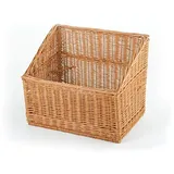 Weidenprofi Weidenkörbe, Aufbewahrungskörbe aus Weide, eckige Körbe - Größe (LxBxH): 60 x 40 cm, 25-40 cm hoch