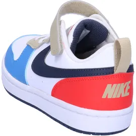 Nike Court Borough Low Recraft Kids White/Thunder Blue/Light Crimson 28
