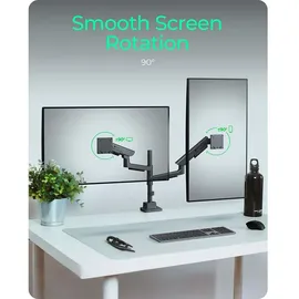 Icy Box IB-MS702-T Monitorständer für 2 Monitore Schwarz
