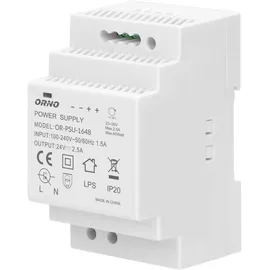Orno PSU-1648 Netzteil für DIN-Schiene 24VDC, 2,5A, 60W (3 Modul)