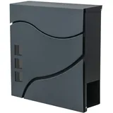 Mendler HWC-B31 Anthrazit inkl. Zeitungsfach