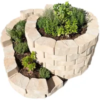 Diephaus Mauerstein FLORO SCHNECKE 160 x 140 cm Sandstein