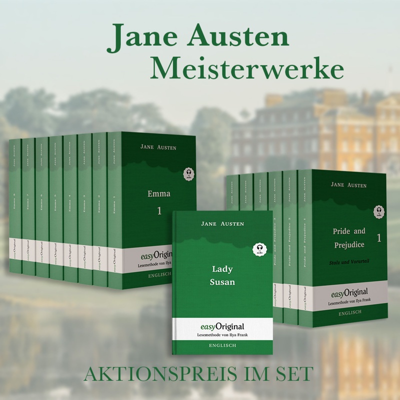 Easyoriginal.Com - Lesemethode Von Ilya Frank - Englisch / Jane Austens Meisterwerke (Bücher + Audio-Online) - Lesemethode Von Ilya Frank - Zweisprach