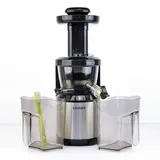 VASNER Juica Touch Slow Juicer Entsafter Edelstahl silber