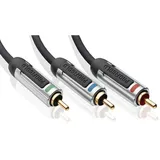 Profigold Component Video Interconnect, 3RCA-3RCA, 10.0m 10 m, Andere), Video Kabel