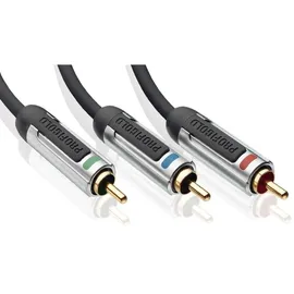 Profigold Component Video Interconnect, 3RCA-3RCA, 10.0m 10 m, Andere), Video Kabel