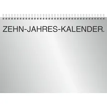 Brunnen Zehnjahres-Kalender 2027-2036 Silberfarben
