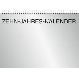 Brunnen Zehnjahres-Kalender 2027-2036 Silberfarben