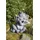 deluke Gartenfigur OTTO Keramik Grau-Schwarz 37x28x27cm Gartendeko Outdoor Figur
