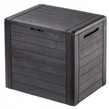 Kadax Gartenkiste 140 l 58,5 x 55 x 58,5 cm Dunkelbraun