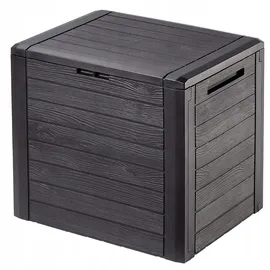 Kadax Gartenkiste 140 l 58,5 x 55 x 58,5 cm Dunkelbraun