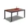 Solax-Sunshine Gartentisch 150 x 90 x 74 cm Braun