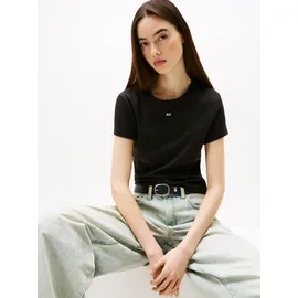 Tommy Hilfiger Dw0dw17383 Kurzarm-T-Shirt Black XS
