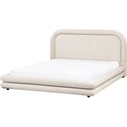 Wasserbett Kunstleinen LAVARDENS 160 x 200 cm Hellbeige